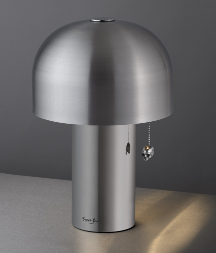 Travis Barker / Buster +Punch Tischlampe "the scull" in Messingfarben PVD beschichtet oder Edelstahl